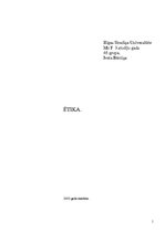 Konspekts 'Ētika', 1.