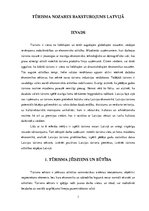 Referāts 'Tūrisma nozares raksturojums Latvijā', 1.