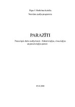 Konspekts 'Parazīti', 1.