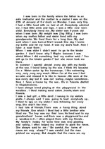 Eseja 'A Story about Me', 1.