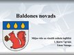 Prezentācija 'Baldones novads', 1.