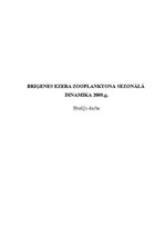 Diplomdarbs 'Briģenes ezera sezonālā zooplanktona dinamika', 1.