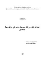 Eseja 'Latviešu glezniecība no 19.gadsimta līdz 1940.gadam', 1.