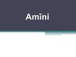 Prezentācija 'Amīni', 1.