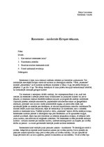 Konspekts 'Renesanse - modernās Eiropas sākums', 1.