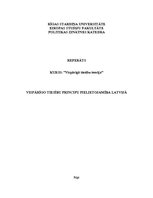 Konspekts 'Vispārīgo tiesību principu pielietojamība Latvijā', 1.