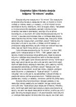 Konspekts 'Dzejnieka Ojāra Vācieša dzejoļa  krājuma "Si minors" analīze', 1.