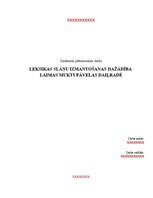 Referāts 'Leksikas slāņu izmantošanas dažādība Laimas Muktupāvelas daiļradē', 1.