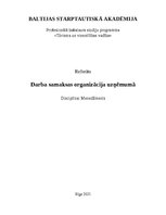 Referāts 'Darba samaksas organizācija uzņēmumā', 1.