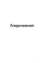 Referāts 'Temperaments', 1.