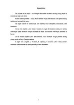 Referāts 'Liekās ķermeņa masas un aptaukošanās problēmas skolēnu vidū', 2.