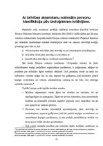 Referāts 'Ar brīvības atņemšanu notiesāto personu klasifikācija un tās būtība', 10.