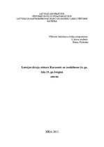 Referāts 'Latvijas ebreju vēsture Kurzemē no ienākšanas 16.gs. līdz 19.gs. beigām', 1.