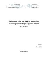 Paraugs 'Saskarņu prasību specifikācija automašīnu rezervācijai interneta pakalpojuma sis', 1.