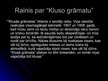 Prezentācija 'Rainis "Klusā grāmata"', 7.