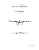 Referāts 'Tūrisms Eiropā un Vidusjūras reģionā', 1.