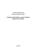 Referāts 'Uzņēmuma finanšu analīze', 1.