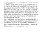 Eseja 'Early Morning', 1.