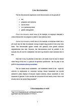 Konspekts 'Women’s Discrimination at Workplace', 5.