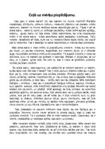 Eseja 'Ceļš uz mērķu piepildījumu', 1.