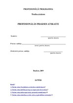 Prakses atskaite 'Prakses atskaite Zemessardzē', 1.