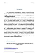 Biznesa plāns 'Beer Brand Royal Expanding It's Market in Canada', 5.