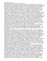 Eseja 'The Broad Perspective', 1.