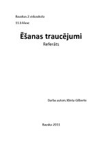 Referāts 'Ēšanas traucējumi', 1.