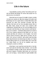 Eseja 'Life in the Future', 1.