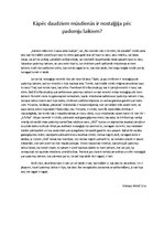 Eseja 'Kāpēc daudziem mūsdienās ir nostalģija pēc padomju laikiem?', 1.