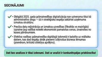 Prezentācija 'Pāreja uz obligāto grāmatvedības digitalizāciju 2025. gadā Latvijā', 12.