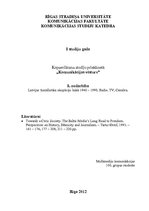 Konspekts 'Komunikācijas vēsture. Trešais kopsavilkums', 1.