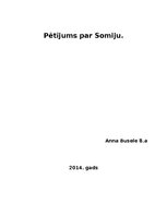 Referāts 'Pētījums par Somiju', 1.