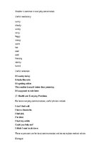 Paraugs 'English – vocabulary and everyday communication', 20.