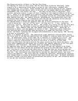 Eseja 'The Characterization of Brett in The Sun Also Rises by Hemingway', 1.