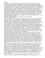 Eseja 'Late-Life Depression', 1.