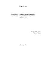 Referāts 'Gordonseters un viņa dzīvesveids', 1.
