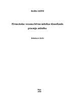 Diplomdarbs 'Pirmsskolas vecuma bērnu mūzikas klausīšanās prasmju attīstība', 1.