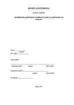 Referāts 'Kredītiestāžu piedāvājums kredītkaršu jomā, to priekšrocības un trūkumi', 1.