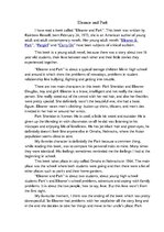 Referāts 'Book Review "Eleanor and Park"', 1.