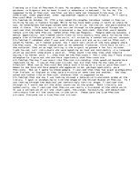 Eseja 'Clan of Resident Aliens', 1.