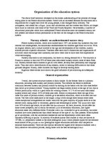 Konspekts 'Education in France', 1.