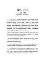 Konspekts 'Cukura diabēts', 1.