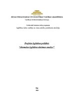 Referāts 'Jūrmalas izglītības sistēmas analīze', 1.