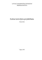 Referāts 'Lentas konveijera projektēšana', 2.