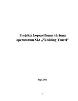 Biznesa plāns 'Projekta kopsavilkums tūrisma operatoram', 1.