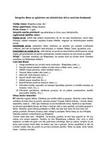 Konspekts 'Integrētas dienas plāns', 1.