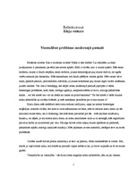 Referāts 'Vientulības problēma modernajā pasaulē', 1.