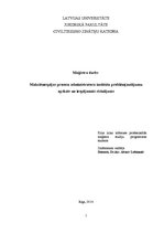 Diplomdarbs 'Maksātnespējas procesa administratora institūta problēmjautājumu apskats un iesp', 1.
