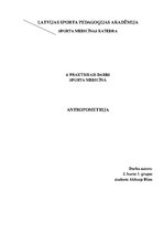 Konspekts 'Antropometrija. Sporta medicīna', 1.